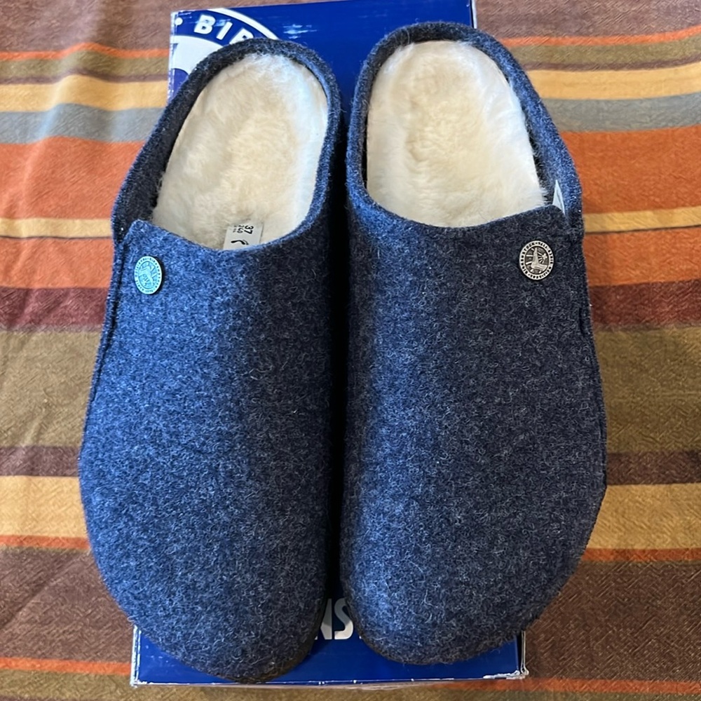 Zermatt Rivet Birkenstock size 7 Blue